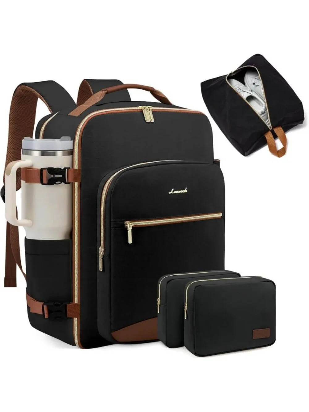 40L Large Travel Backpack for Women & Men, 17
